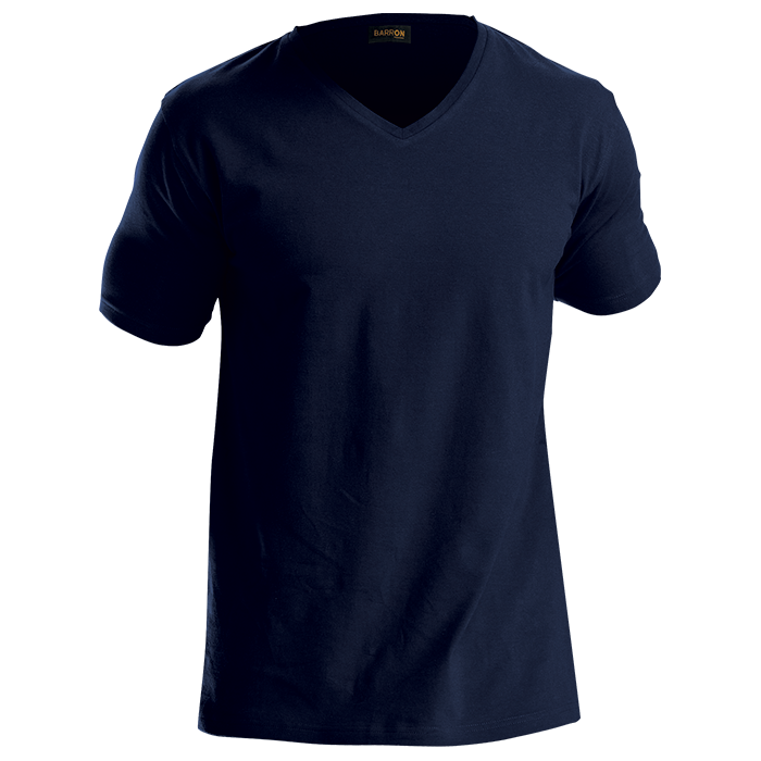 Mens 170g Slim Fit V-Neck T-Shirt  Navy / XS / 