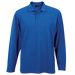 Mens 175g Pique Knit Long Sleeve Golfer  Royal / 