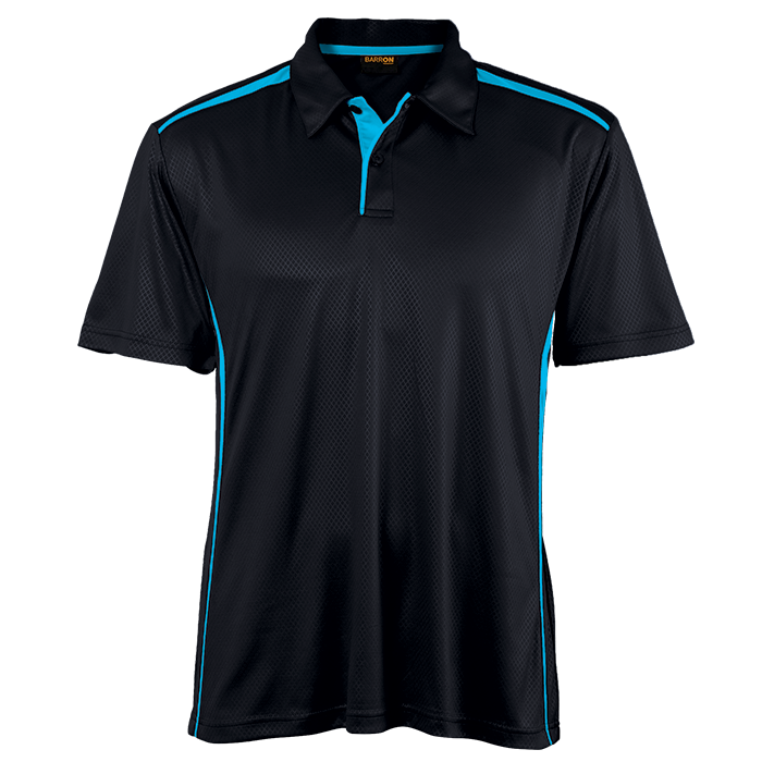 Mens Argo Golfer Black/Sapphire / SML / Regular - Golf Shirts