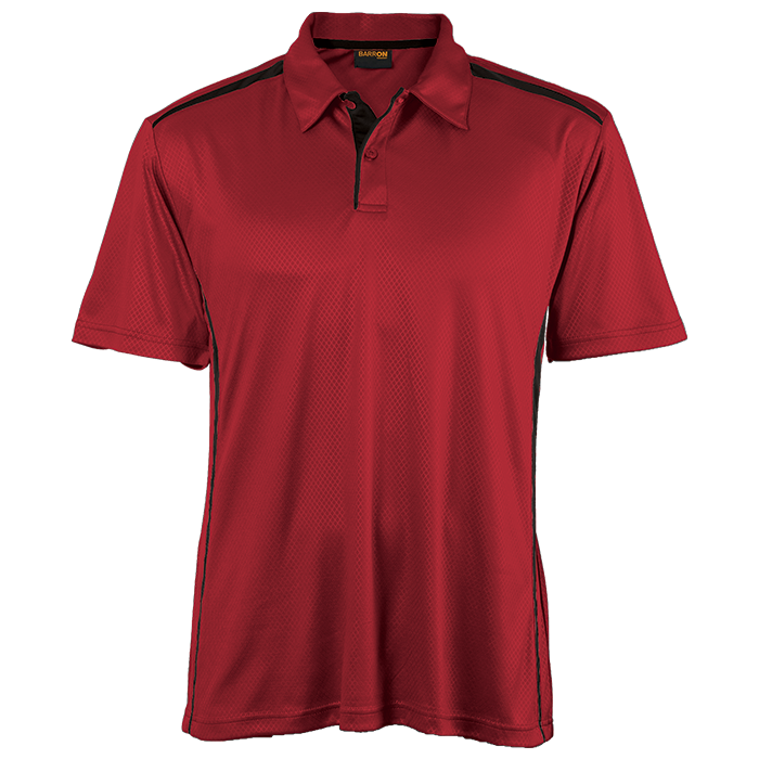 Mens Argo Golfer Red/Black / SML / Regular - Golf Shirts