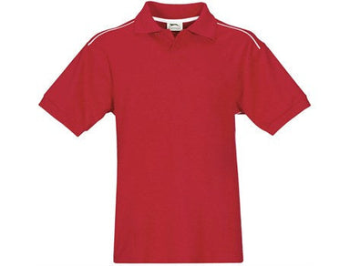 Mens Backhand Golf Shirt - Red Only-