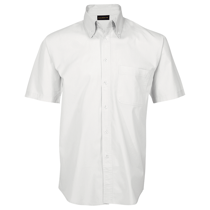 Mens Brushed Cotton Twill Lounge Short Sleeve - Shirts-Corporate