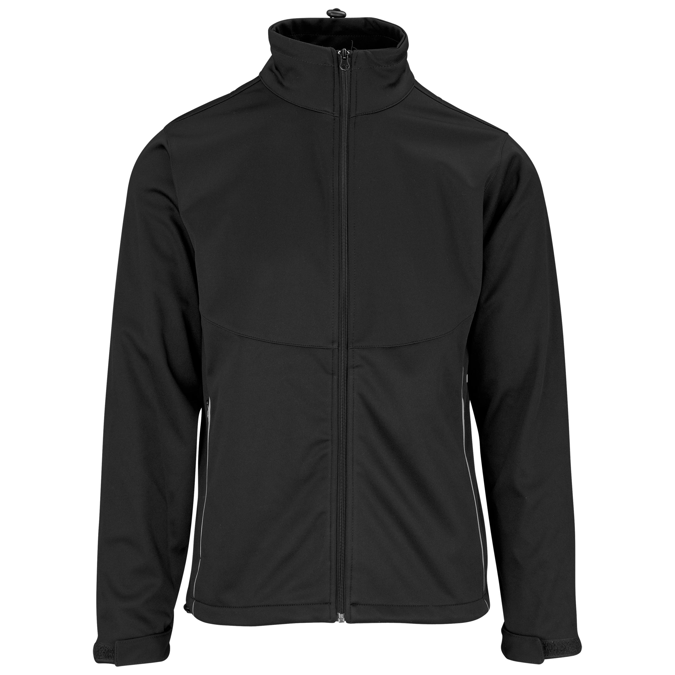 Mens Cromwell Softshell Jacket - Lime Only-L-Black-BL