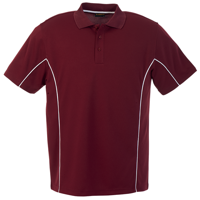 Mens Excel Golfer  Maroon/White / SML / Regular - 