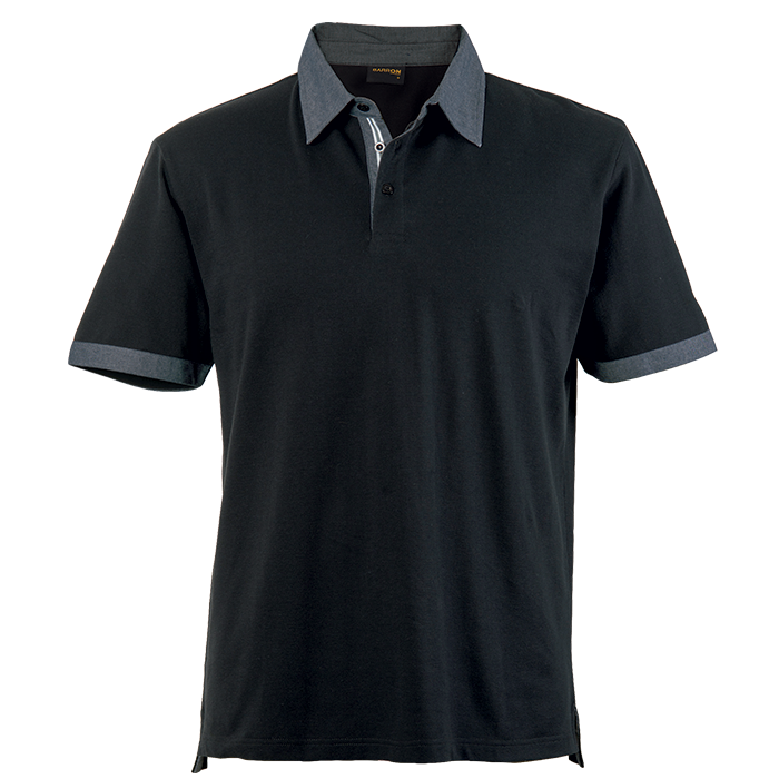 Mens Fusion Golfer Black / SML / Regular - Golf Shirts