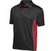 Mens Glendower Golf Shirt-2XL-Black With Red-BLR