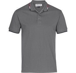 Mens Ash Golf Shirt-L-Grey-GY