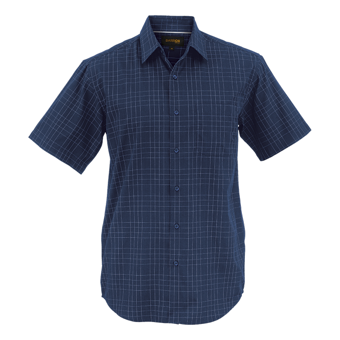 Mens Hamilton Check Lounge Short Sleeve - Shirts-Corporate