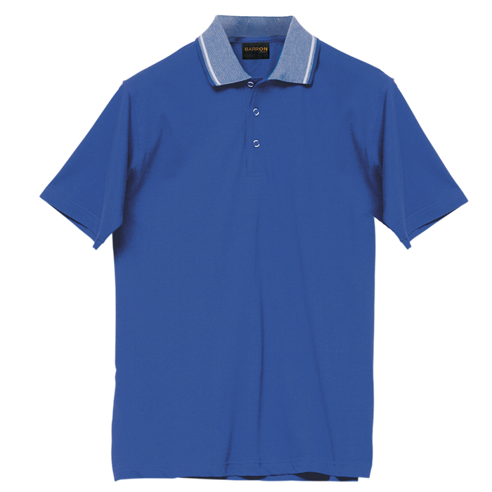 Mens Jacquard Collar Golfer - Golf Shirts