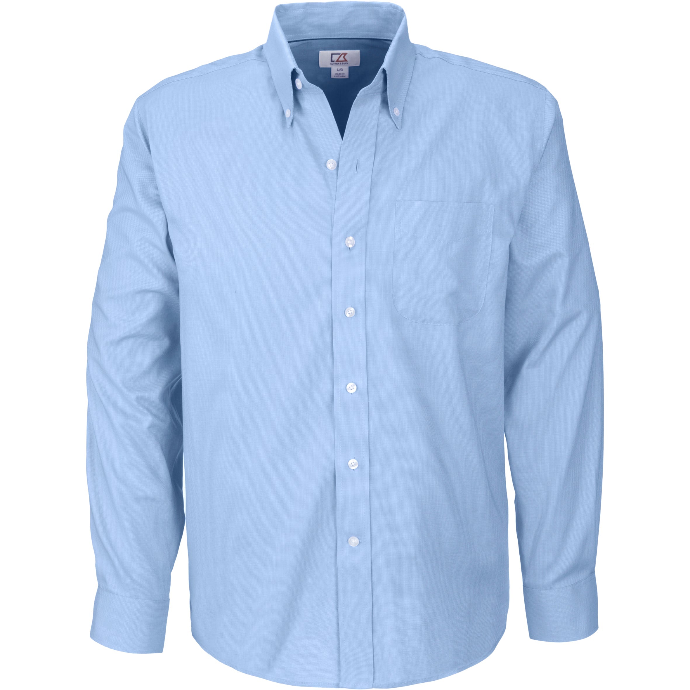 Mens Long Sleeve Epic Shirt - Blue Only-L-Light Blue-LB