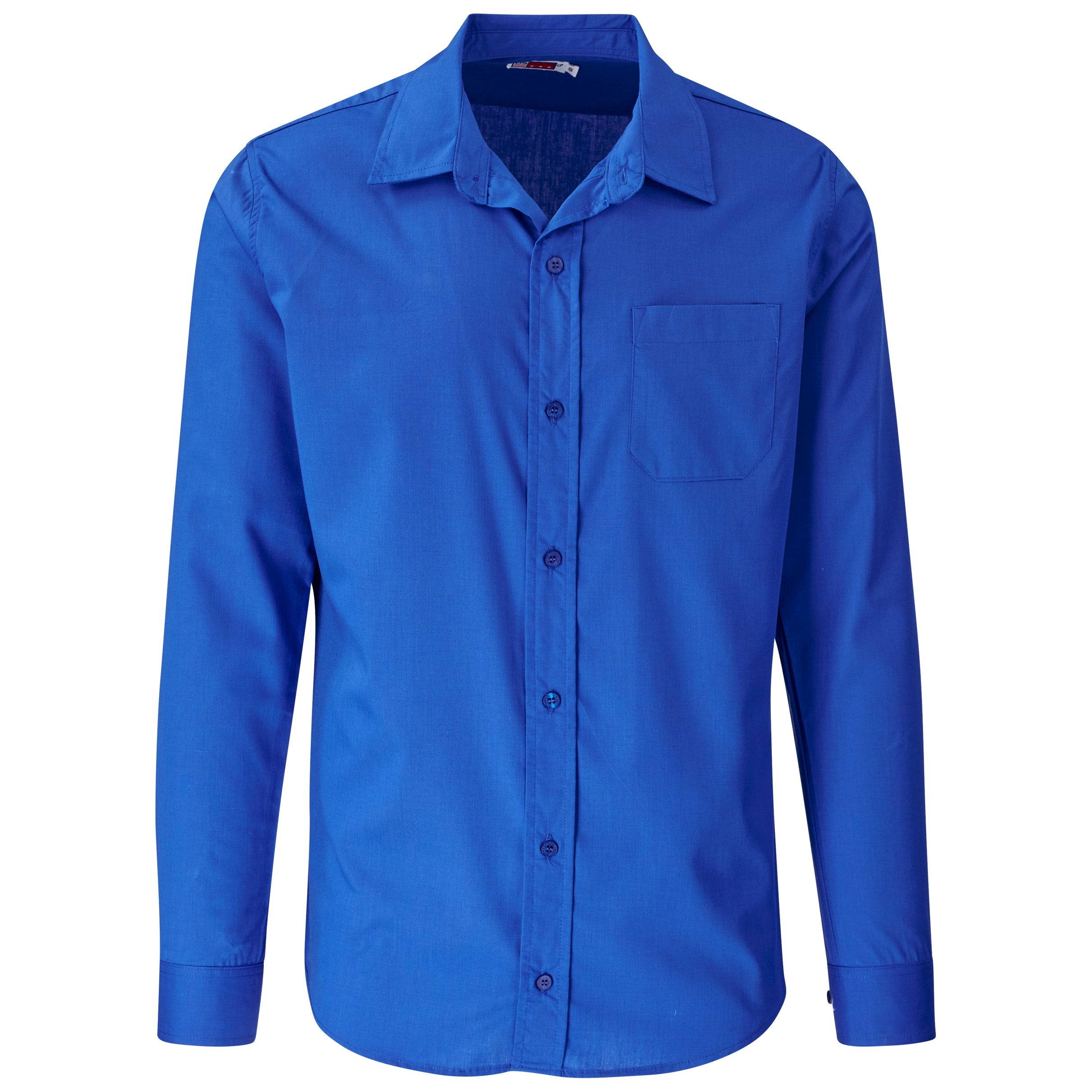 Mens Long Sleeve Kensington Shirt-2XL-Royal Blue-RB