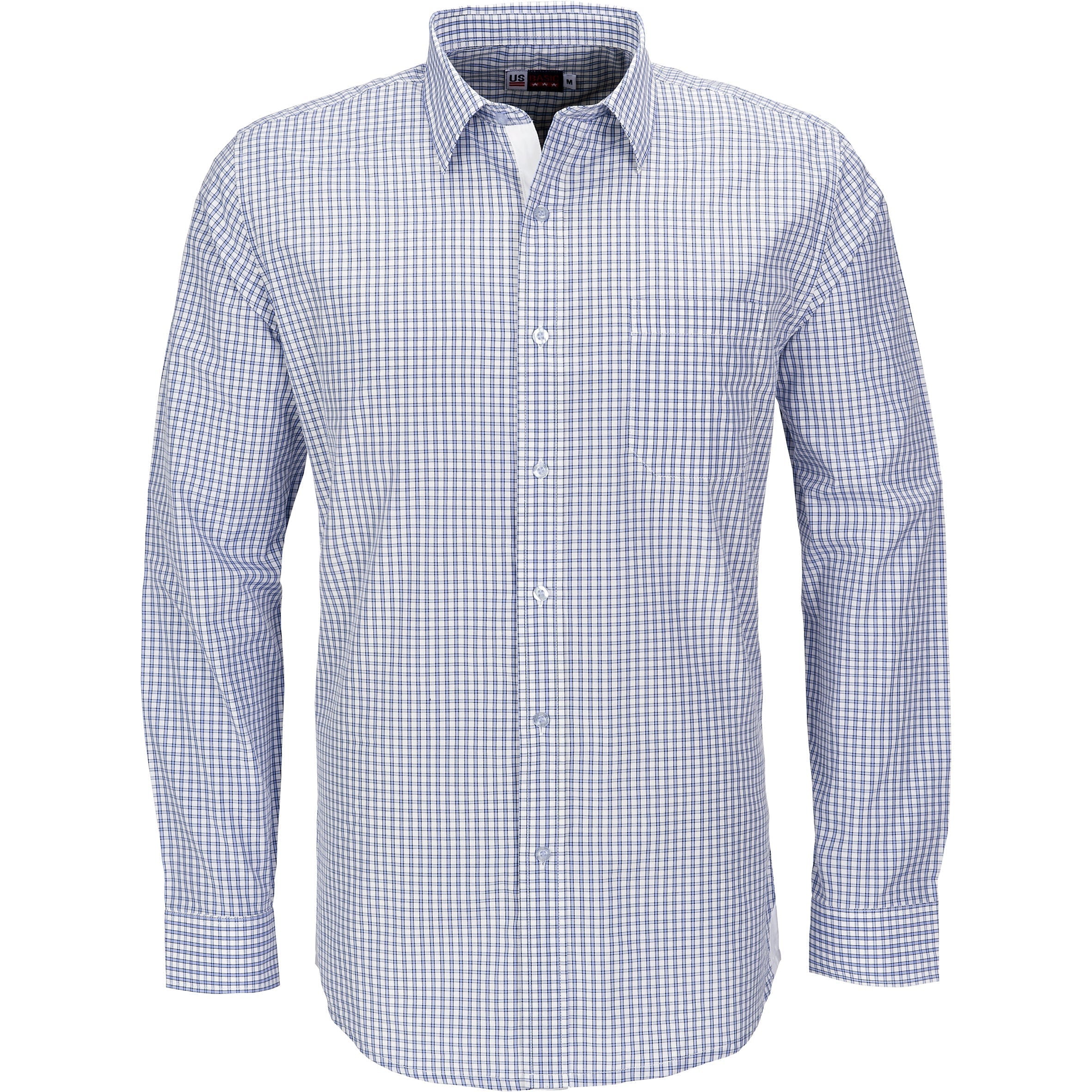 Mens Long Sleeve Kenton Shirt-2XL-Light Blue-LB