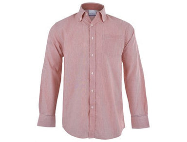 Mens Long Sleeve Lisbon Shirt - Sky Blue Only-