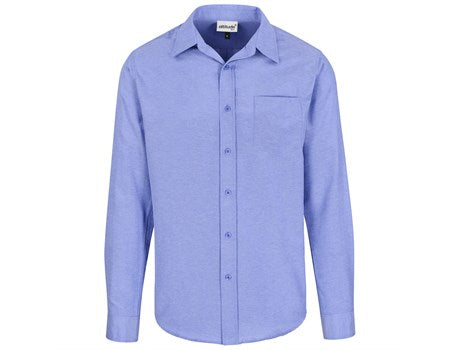 Mens Long Sleeve Oxford Shirt