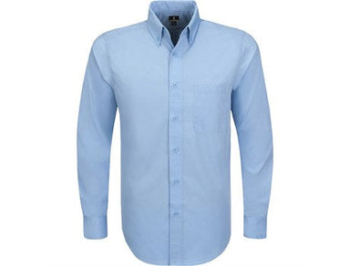 Mens Long Sleeve Preston Shirt - Blue Only-