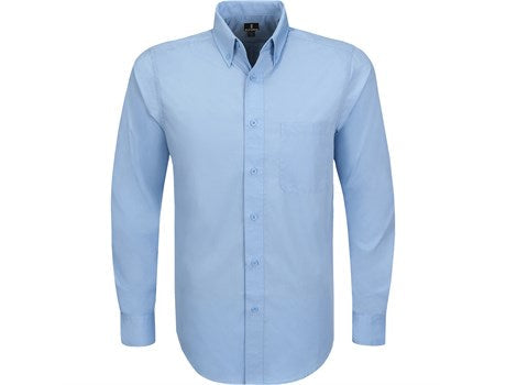 Mens Long Sleeve Preston Shirt - Blue Only-