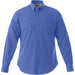 Mens Long Sleeve Wilshire Shirt - White Only-L-Royal Blue-RB