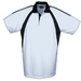 Mens Odyssey Golfer White/Black / SML / Last Buy - Golf Shirts
