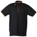 Mens Piping Golfer Black/Orange / SML / Last Buy - Golf Shirts