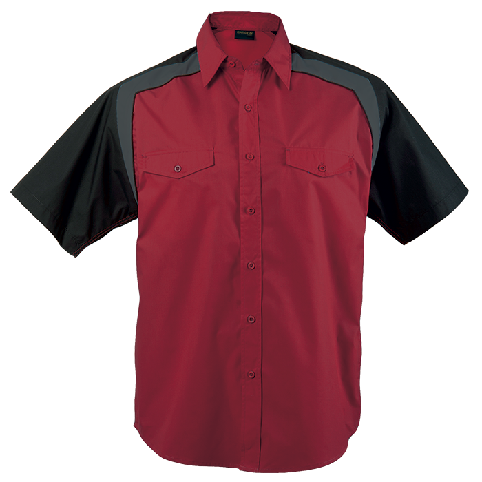 Mens Raptor Shirt Red/Black/Granite / SML / Last Buy - Shirts-Racing