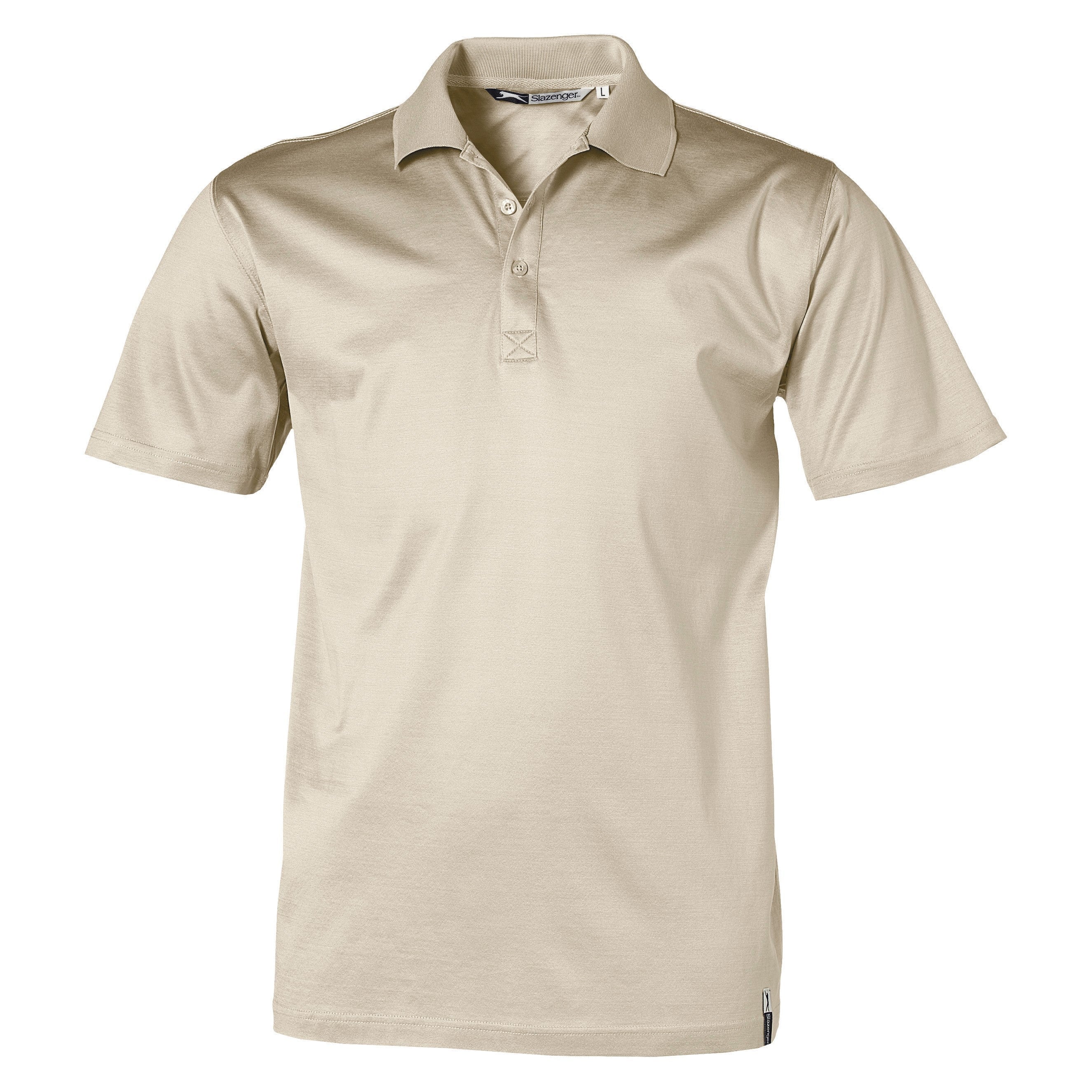 Mens Regent Golf Shirt - Black Only-2XL-Khaki-KH