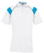 Mens Score Golf Shirt - White Light Blue Only-2XL-Cyan-CY