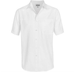 Mens Short Sleeve Empire Shirt-2XL-White-W