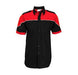 Mens Short Sleeve Racer Shirt - Red Only-