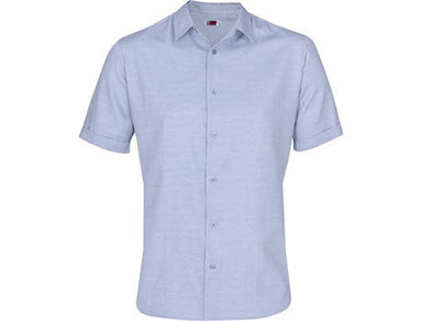 Mens Short Sleeve Wallstreet Shirt - Blue Only-