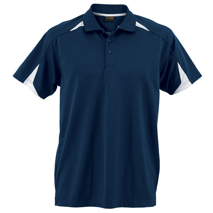 Mens Solo Golfer Navy/White / SML / Regular - Golf Shirts