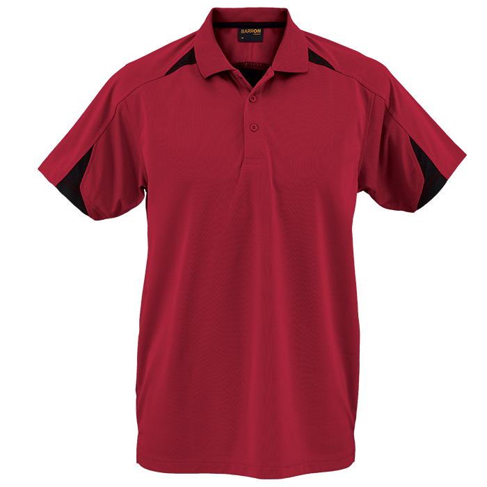 Mens Solo Golfer Red/Black / SML / Regular - Golf Shirts