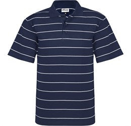 Mens Stinger Golf Shirt - White Only-2XL-Navy-N