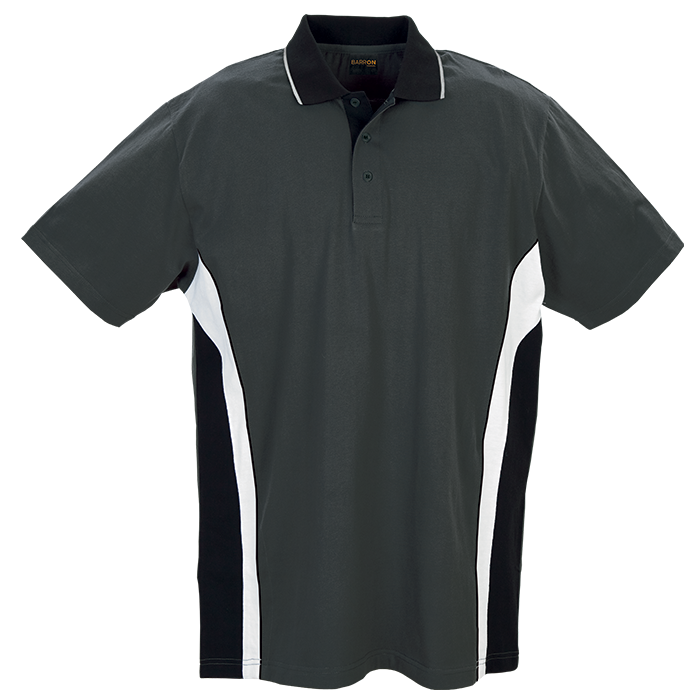 Mens Three Tone Golfer  Grey/White/Black / SML / Last 