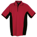 Mens Two-Tone Golfer  Red/Black / 3XL / Regular - 