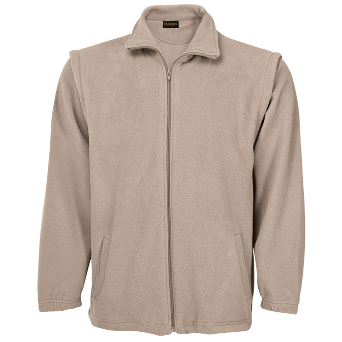 Mens Ultra Micro Fleece Khaki / SML / Regular - Tops