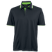 Mens Vitality Golfer Black/Lime/White / SML / Regular - Golf Shirts