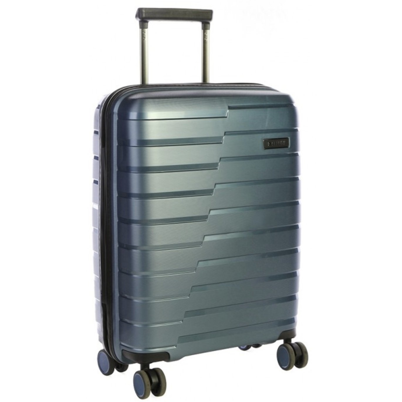 Microlite Hardshell 53cm Spinner Carry On Steel Blue (2.43kg)-Suitcases