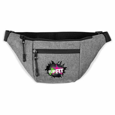 Grey Branded Waist Bag