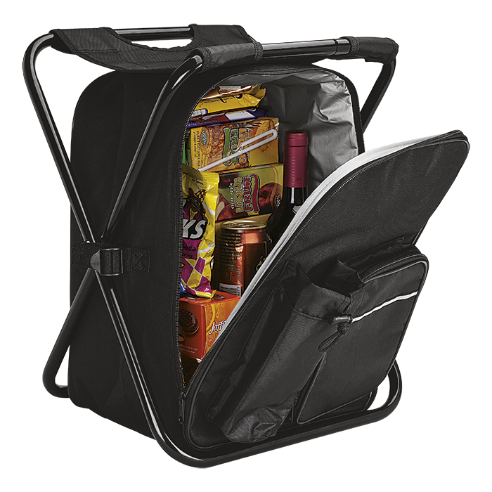 Multipurpose Picnic Chair Backpack Cooler Black / STD / Regular - Coolers