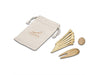 Nikko Bamboo Golf Accessories Set Natural / NT