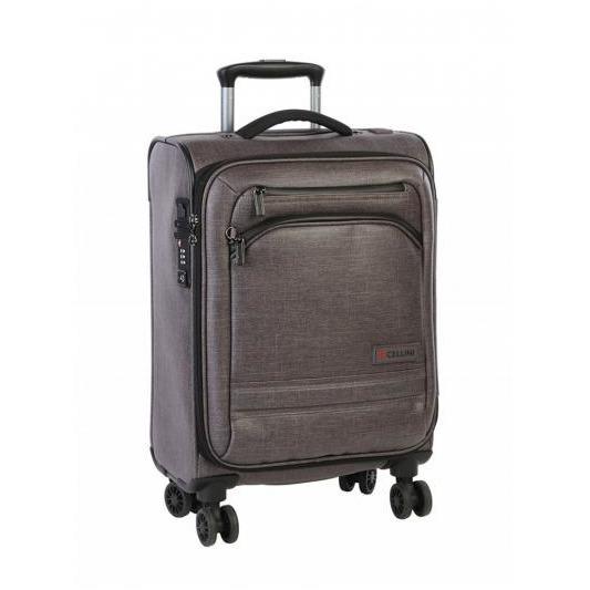 Origin 55cm Cabin Trolley Case Grey-Suitcases