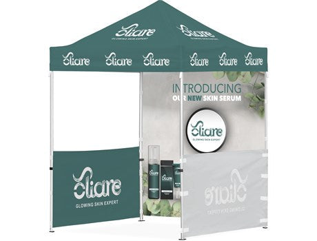 Ovation Sublimated Gazebo 2m X 2m - 2 Half-Wall Skins - 1 Full-Wall Skin-Canopies & Gazebos