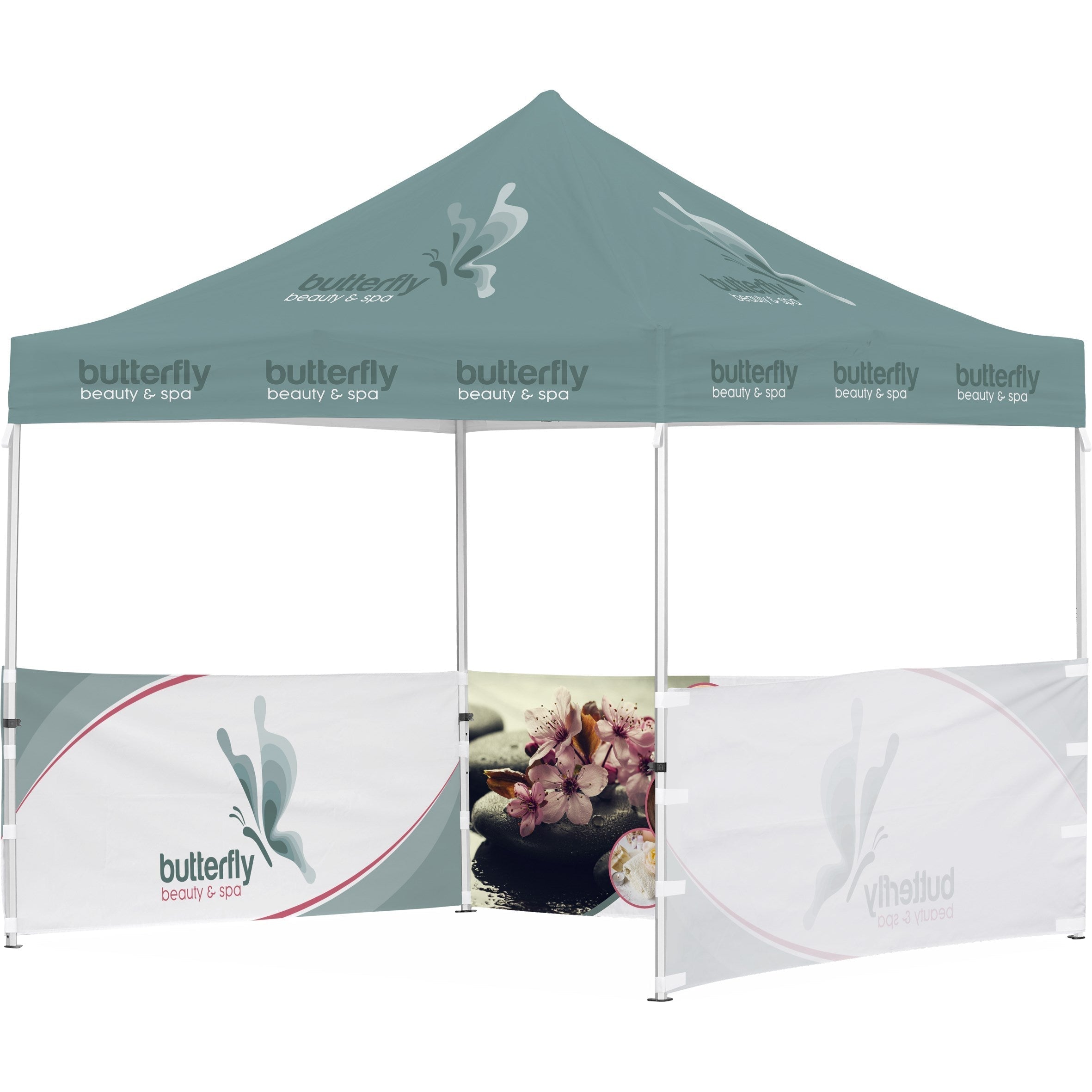 Ovation Sublimated Gazebo 3m X 3m - 3 Half-Wall Skins-Canopies & Gazebos