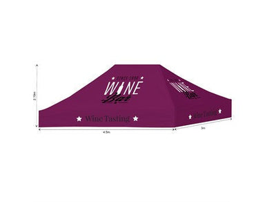 Ovation Sublimated Gazebo 4.5m X 3m - Roof-Canopies & Gazebos