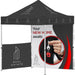 Ovation Sublimated Gazebo 2m X 2m Petite Frame - 1 Half-Wall Skin - 1 Full-Wall Skin-Canopies & Gazebos