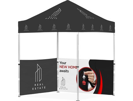 Ovation Sublimated Gazebo 2m X 2m Petite Frame - 2 Half-Wall Skins-Canopies & Gazebos