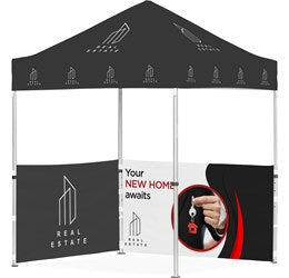 Ovation Sublimated Gazebo 2m X 2m Petite Frame - 2 Half-Wall Skins-Canopies & Gazebos