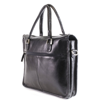 Peregrine 15" Unisex Laptop Briefcase Black-Briefcases