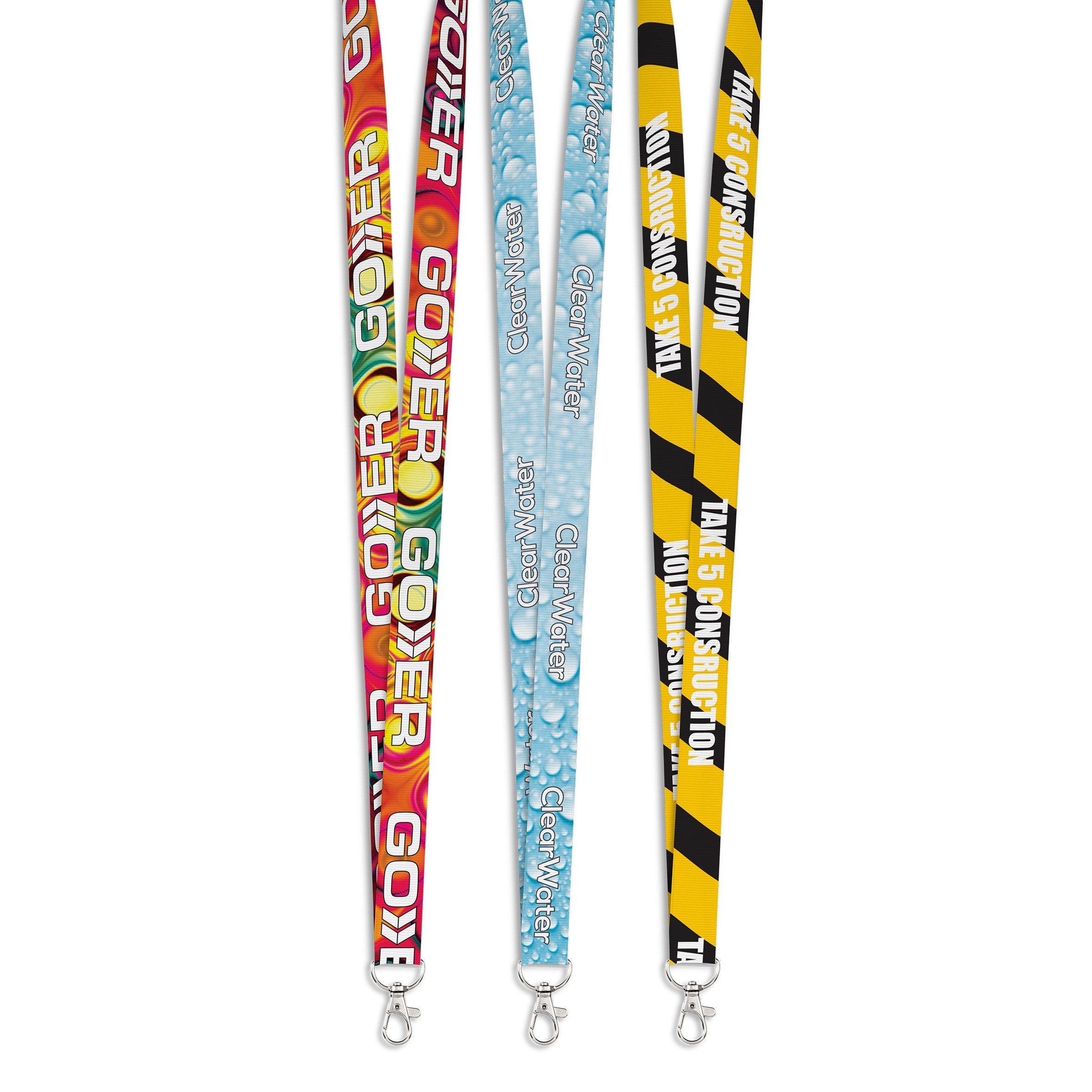 Petersham Lanyard With Snap Clip (Double-Sided)