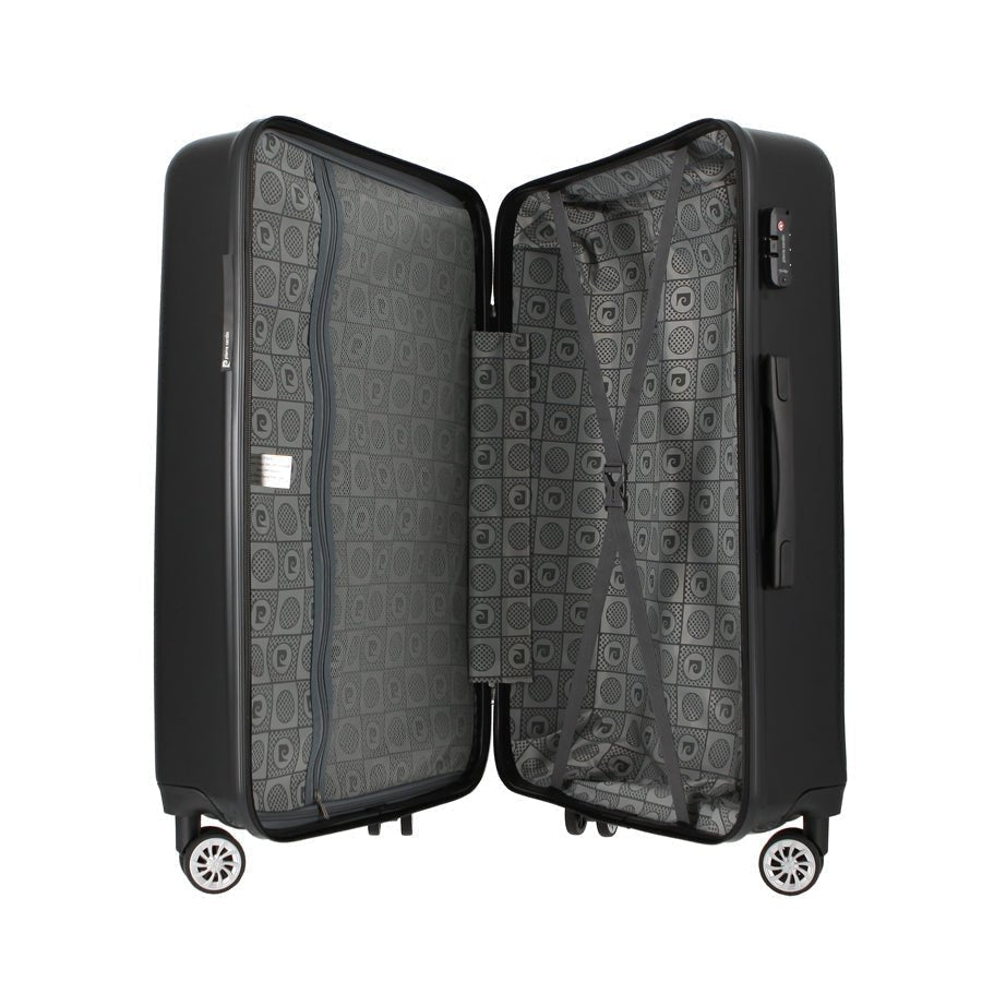 Pierre Cardin Paris Venise Black Trolley Case | Large-Suitcases